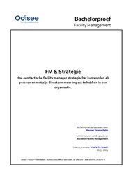 Bachelorproef - FM & Strategie